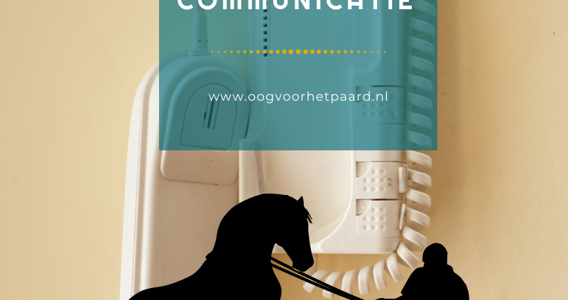 gedrag, communicatie, oog voor het paard.nl