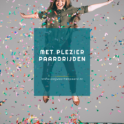 plezier paardrijden