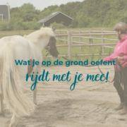 Grondwerk, van de grond mee in het zadel
